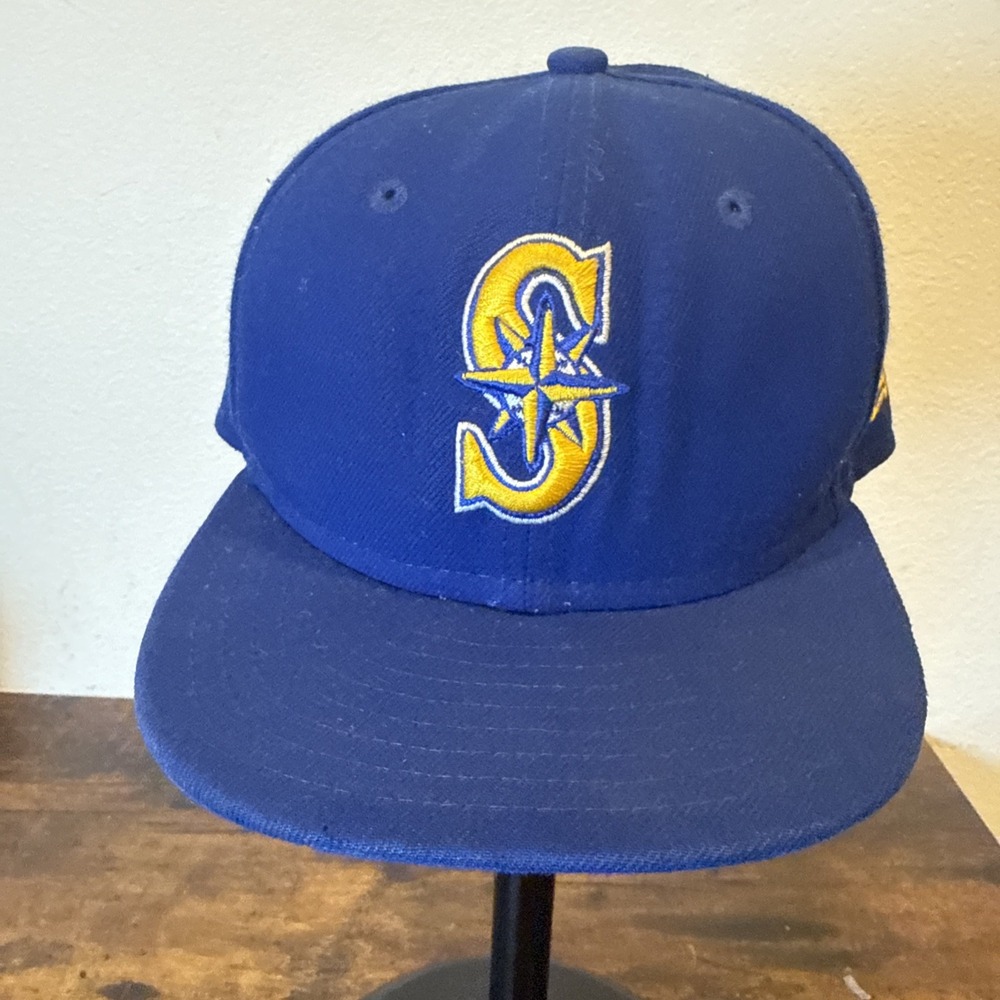 Seattle Mariners Official On‑Field Youth Fitted Hat – New Era 59FIFTY   6  3/8''